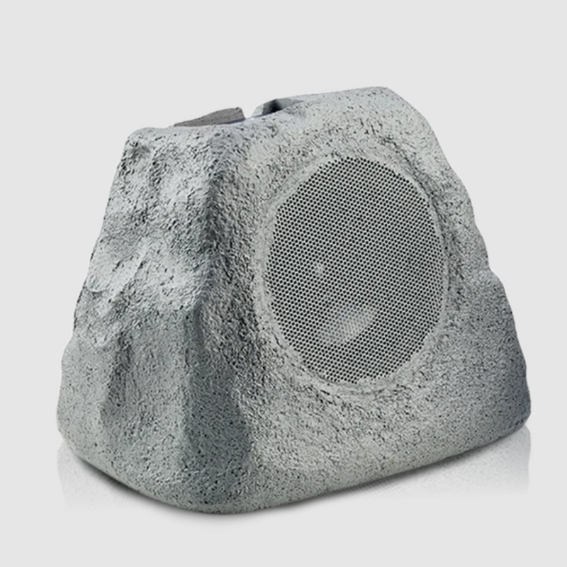 iHome IHRK-500LTMS 5" Outdoor Waterproof Solar Powered Glowing Rock Speaker Multi Link Single