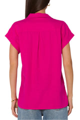 Velvet Heart Womens Ilene Short Sleeve Shirt