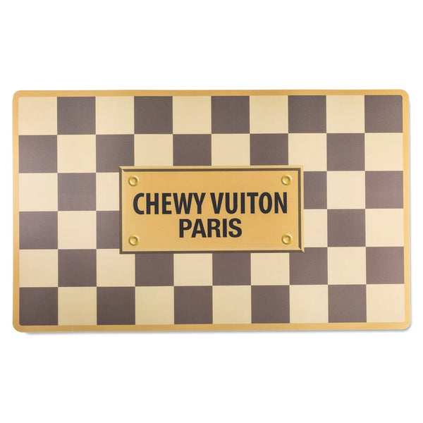 Haute Diggity Dog Checker Chewy Vuiton Placemat