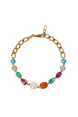 Nadri Frieda Freshwater Pearl Chain Bracelet