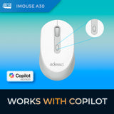 Adesso iMouse A30W Wireless Mouse with AI CoPilot Shortcut Button