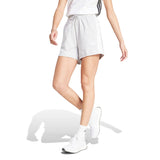 adidas Womens Essentials 3-Stripes Cotton Shorts