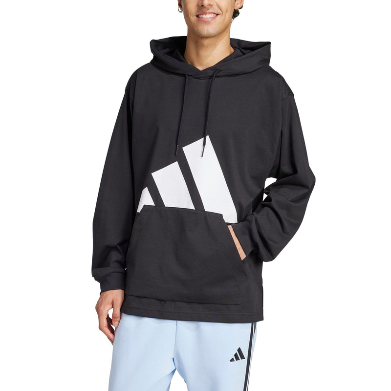adidas Mens Essentials Big Logo Hoodie Sweatshirt