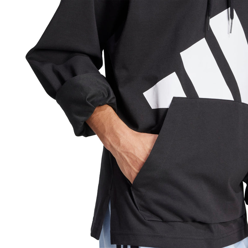 adidas Mens Essentials Big Logo Hoodie Sweatshirt