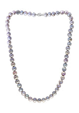 Effy 925 Sterling Silver Gray Freshwater Pearl Necklace