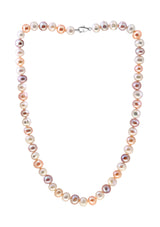 Effy 925 Sterling Silver Multi-Hued Freshwater Pearl Necklace