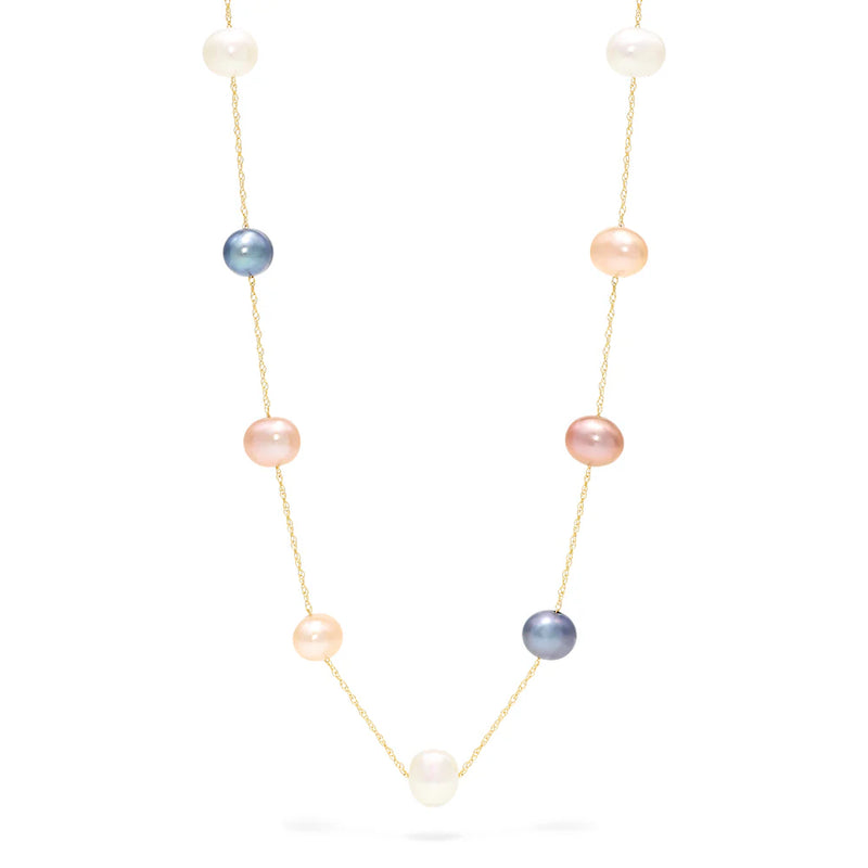 Effy 14K Yellow Gold Cultured Fresh Water Pearl Necklace