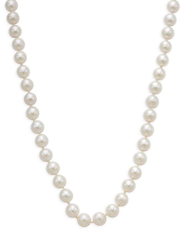 Effy 14K Yellow Gold Cultured Fresh Water Pearl Station Necklace