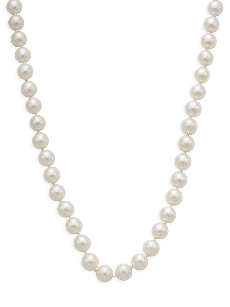 Effy 14K Yellow Gold Cultured Fresh Water Pearl Station Necklace