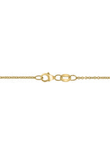 Effy 14K Yellow Gold Diamond Onyx Pendant Necklace