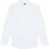 IZOD Mens Classic Solid Long Sleeve Woven Shirt