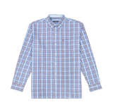 IZOD Mens Performance Comfort Long Sleeve Plaid Shirt