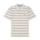 IZOD Mens Rugby Stripe Short Sleeve Polo Shirt