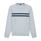 IZOD Mens Classic Chest Stripe Crew Neck Sweater