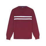 IZOD Mens Classic Chest Stripe Crew Neck Sweater