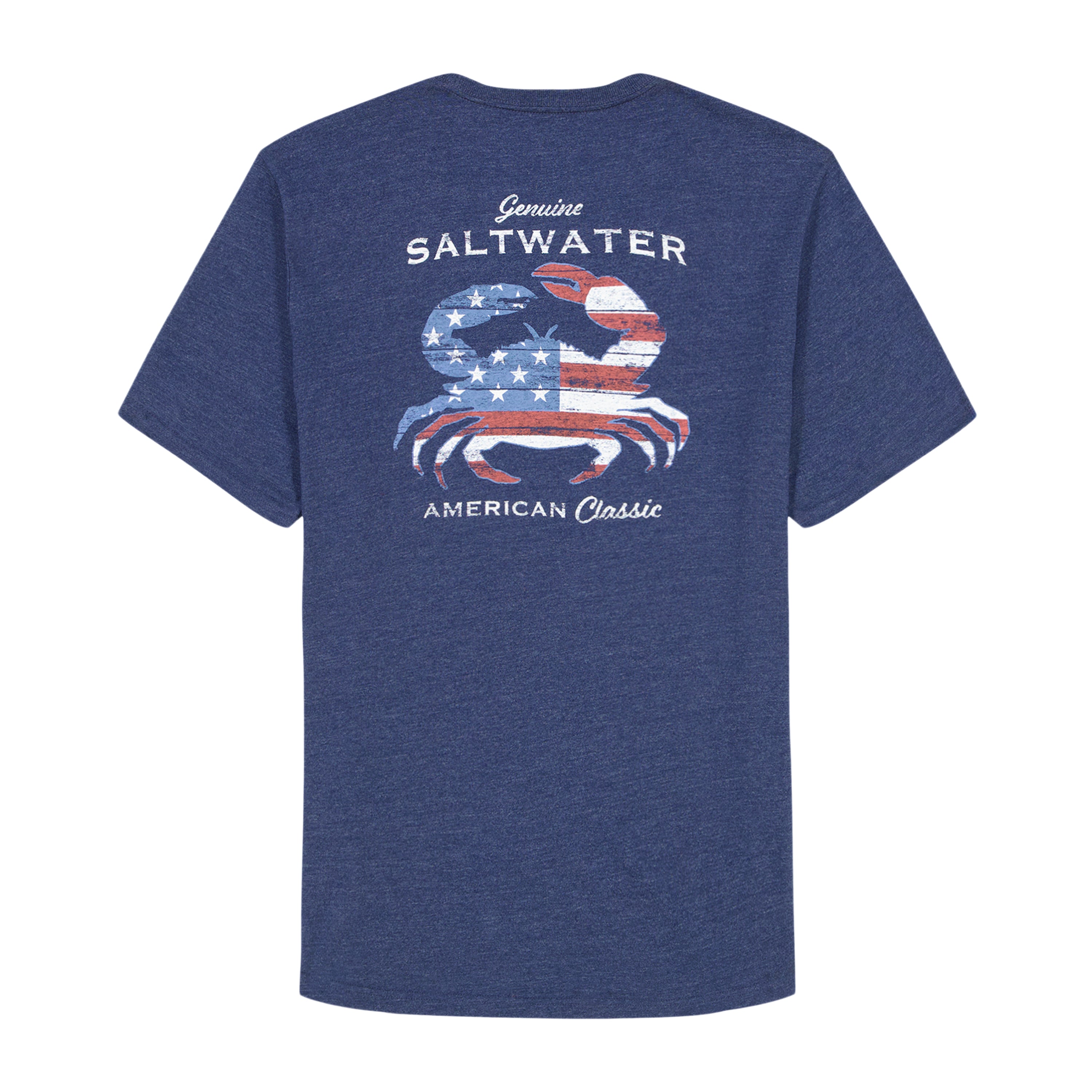 IZOD Mens Saltwater Star Crabs Short Sleeve Graphic T-Shirt