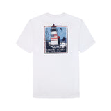 IZOD Mens Saltwater Coastal Classic Short Sleeve Graphic T-Shirt