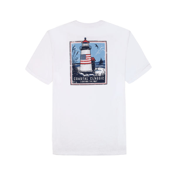 IZOD Mens Saltwater Coastal Classic Short Sleeve Graphic T-Shirt