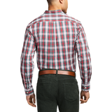 IZOD Mens Holiday Tartan Long Sleeve Woven Shirt