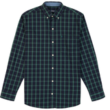 IZOD Mens Holiday Tartan Long Sleeve Woven Shirt