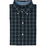 IZOD Mens Holiday Tartan Long Sleeve Woven Shirt
