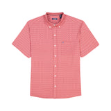 IZOD Mens Saltwater Short Sleeve Button-Down Shirt