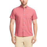 IZOD Mens Saltwater Short Sleeve Button-Down Shirt