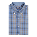 IZOD Mens Performance Comfort Plaid Long Sleeve Shirt