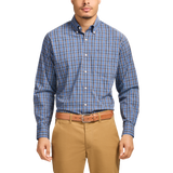 IZOD Mens Performance Comfort Plaid Long Sleeve Shirt