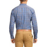 IZOD Mens Performance Comfort Plaid Long Sleeve Shirt
