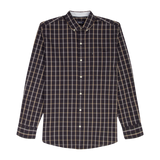 IZOD Mens Performance Comfort Plaid Long Sleeve Shirt