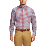 IZOD Mens Performance Comfort Plaid Long Sleeve Shirt