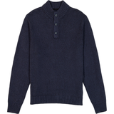 IZOD Mens Marled Button Mock Neck Sweater