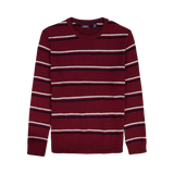 IZOD Mens Seven Gauge Soft Yarn Striped Crew Neck Sweater