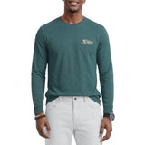 IZOD Mens Saltwater Bonefish Graphic Long Sleeve T-Shirt