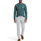 IZOD Mens Saltwater Bonefish Graphic Long Sleeve T-Shirt