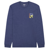 IZOD Mens Saltwater Sunset Vibes Graphic Long Sleeve T-Shirt