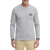 IZOD Mens Saltwater Lake Life Graphic Long Sleeve T-Shirt