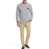IZOD Mens Saltwater Lake Life Graphic Long Sleeve T-Shirt