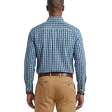 IZOD Mens Performance Comfort Plaid Button Down Long Sleeve Shirt