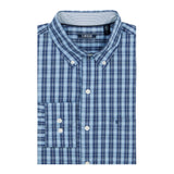 IZOD Mens Performance Comfort Plaid Button Down Long Sleeve Shirt