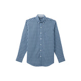 IZOD Mens Performance Comfort Plaid Button Down Long Sleeve Shirt