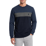 IZOD Mens Advantage Performance Fleece Colorblock Crew Neck Sweater