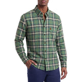 IZOD Mens Stratton Flannel Button-Down Long Sleeve Shirt