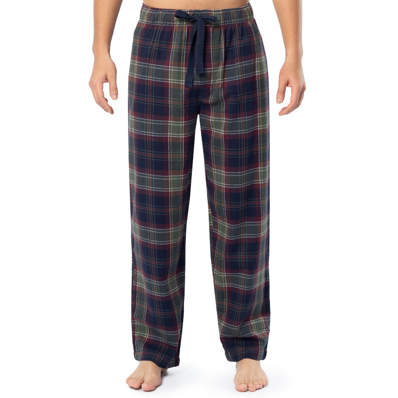 IZOD Mens Yarn Dye Flannel Sleep Pants