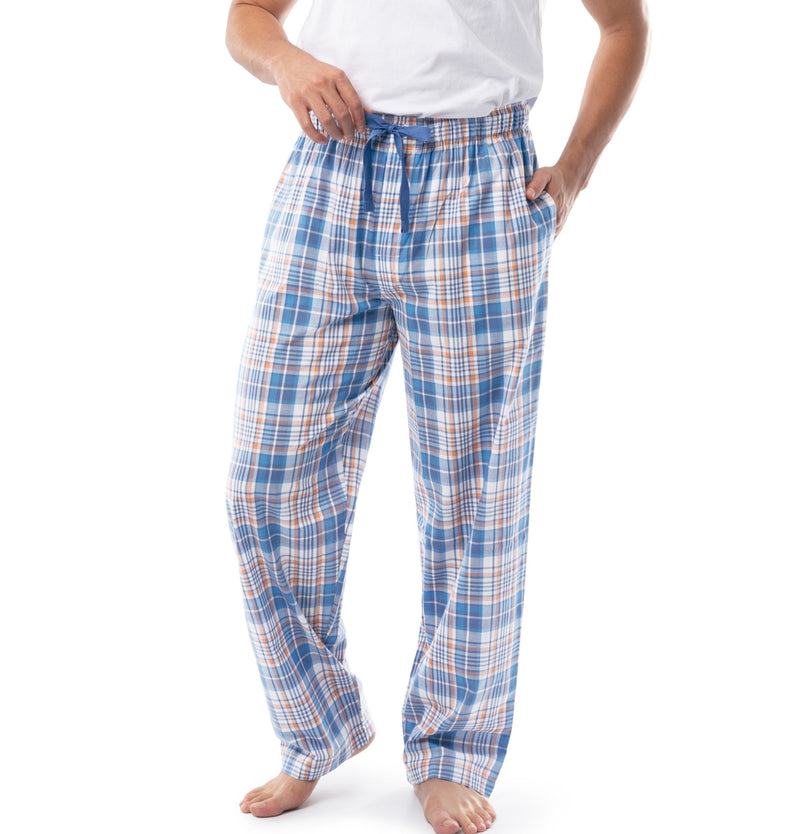 IZOD Mens Woven Plaid Sleep Pants