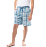 IZOD Mens Woven Plaid Drawstring Sleep Shorts