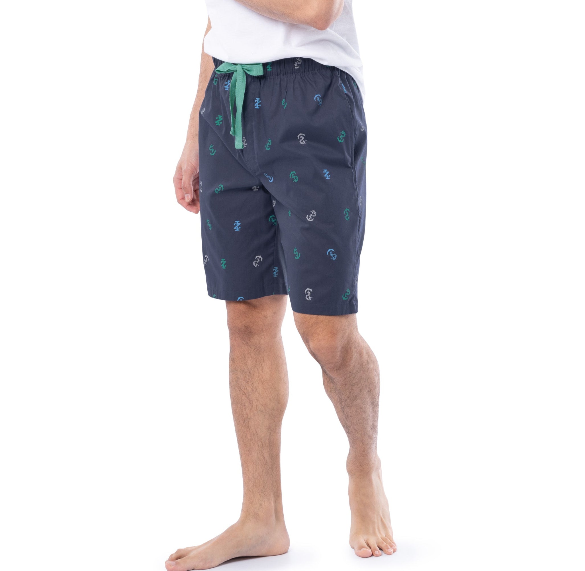 IZOD Mens Printed Sleep Shorts