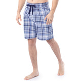 IZOD Mens Printed Poplin Relaxed Fit Drawstring Sleep Shorts