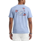 IZOD Mens Saltwater Graphic Short Sleeve T-Shirt